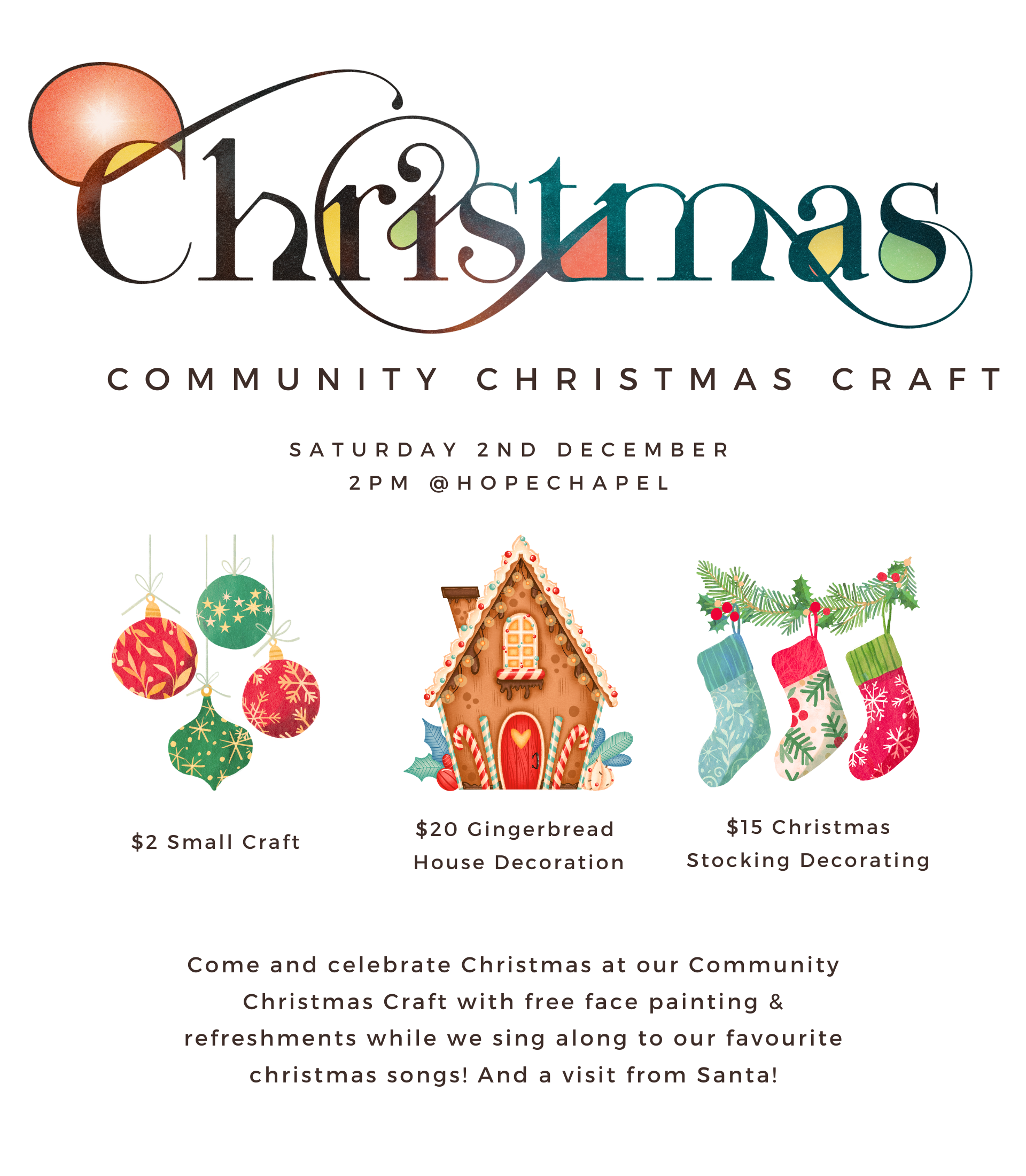 Community Christmas Craft - Hope Chapel