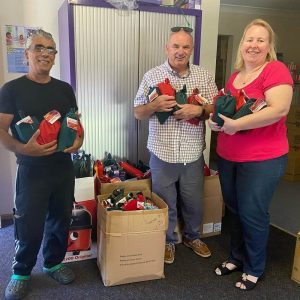 Stockings for children of prisoners